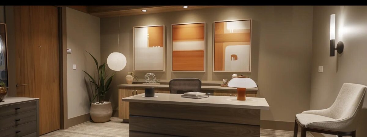 a professional and inviting consultation room in a treatment center, featuring a sleek desk with focused lighting, showcasing a warm and supportive environment for discussing comprehensive care options for individuals in crisis. a professional and inviting consultation room in a treatment center, featuring a sleek desk with focused lighting, showcasing a warm and supportive environment for discussing comprehensive care options for individuals in crisis.
