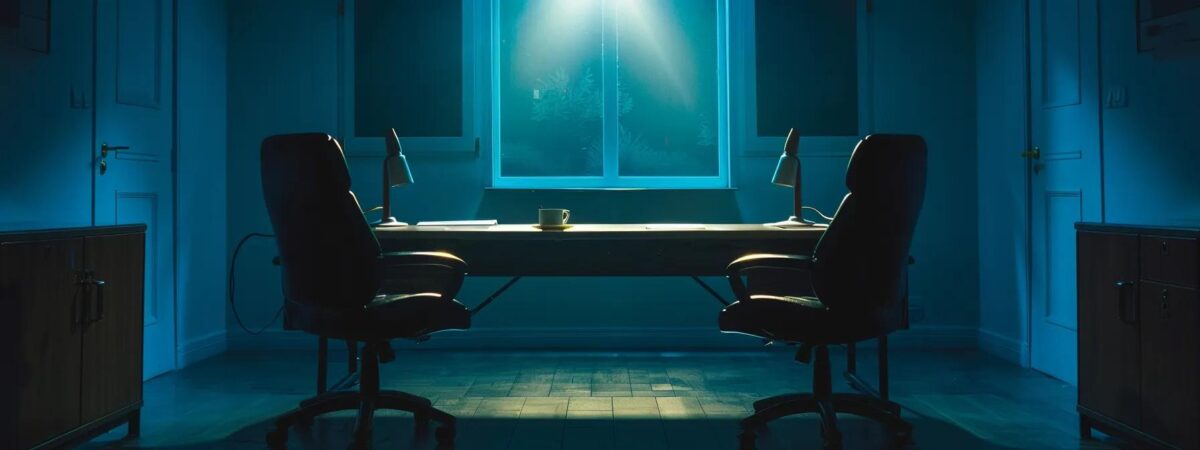 a somber yet striking indoor setting features a well-organized office with a pair of empty chairs facing each other across a desk, symbolizing the emotional distance and dialogue needed to address the unique signs of addiction, illuminated by soft, focused lighting that emphasizes the seriousness of the topic. a somber yet striking indoor setting features a well-organized office with a pair of empty chairs facing each other across a desk, symbolizing the emotional distance and dialogue needed to address the unique signs of addiction, illuminated by soft, focused lighting that emphasizes the seriousness of the topic.